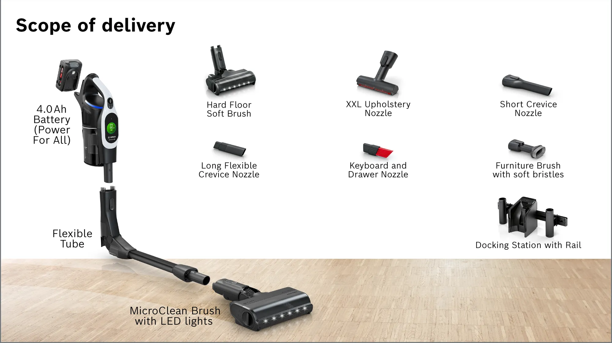 Bosch Unlimited 10 BCS1041WAC Şarjlı Dikey Süpürge