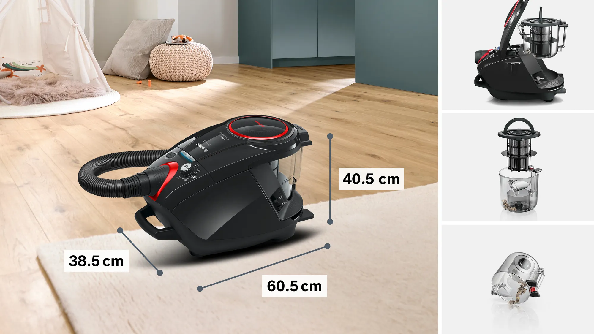 Bosch BGS7POW2 800 W Toz Torbasız Elektrikli Süpürge