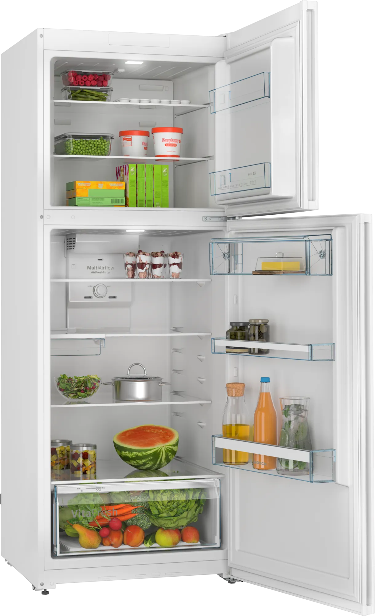 Bosch KDN55XWE0N Çif Kapılı No Frost Buzdolabı