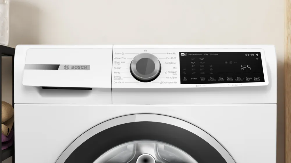 Bosch WGK252Z0TR 1200 Devir 10 kg Çamaşır Makinesi