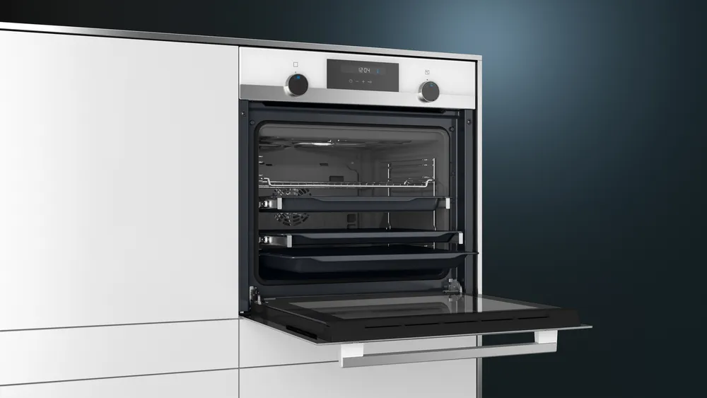 Siemens HB557JYW0T Beyaz Ankastre Fırın