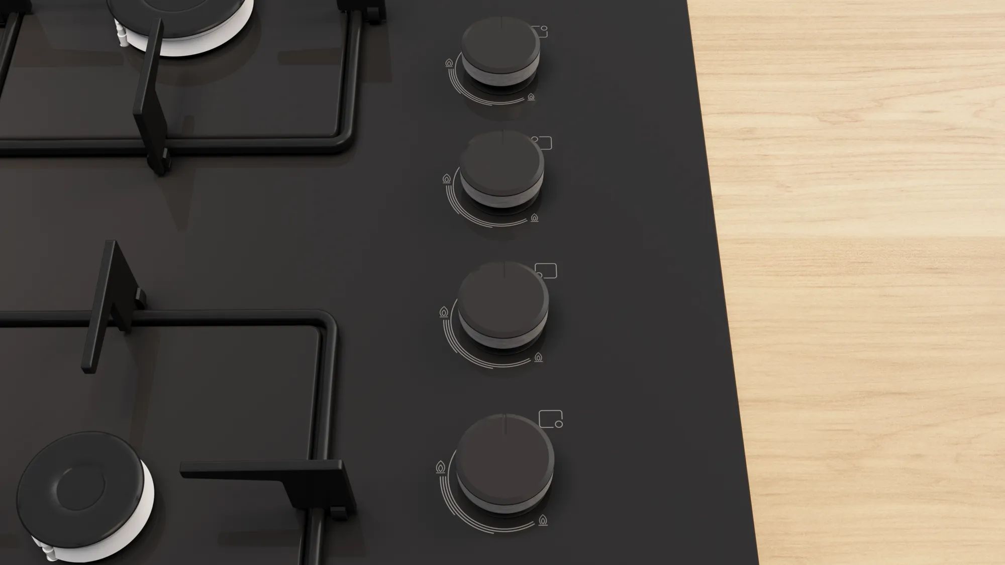 Bosch POH7C6P30O Wok Gözlü Ankastre Ocak