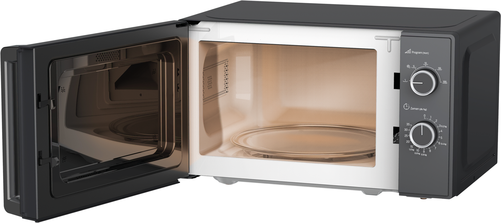Arçelik MD 201 S 20 lt Siyah Mikrodalga Fırın