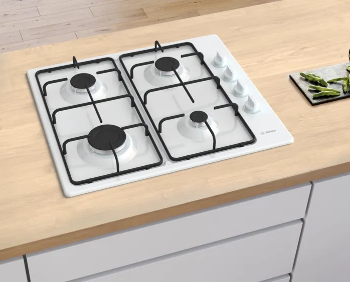 Bosch PBP6C2K80O Beyaz Ankastre Ocak