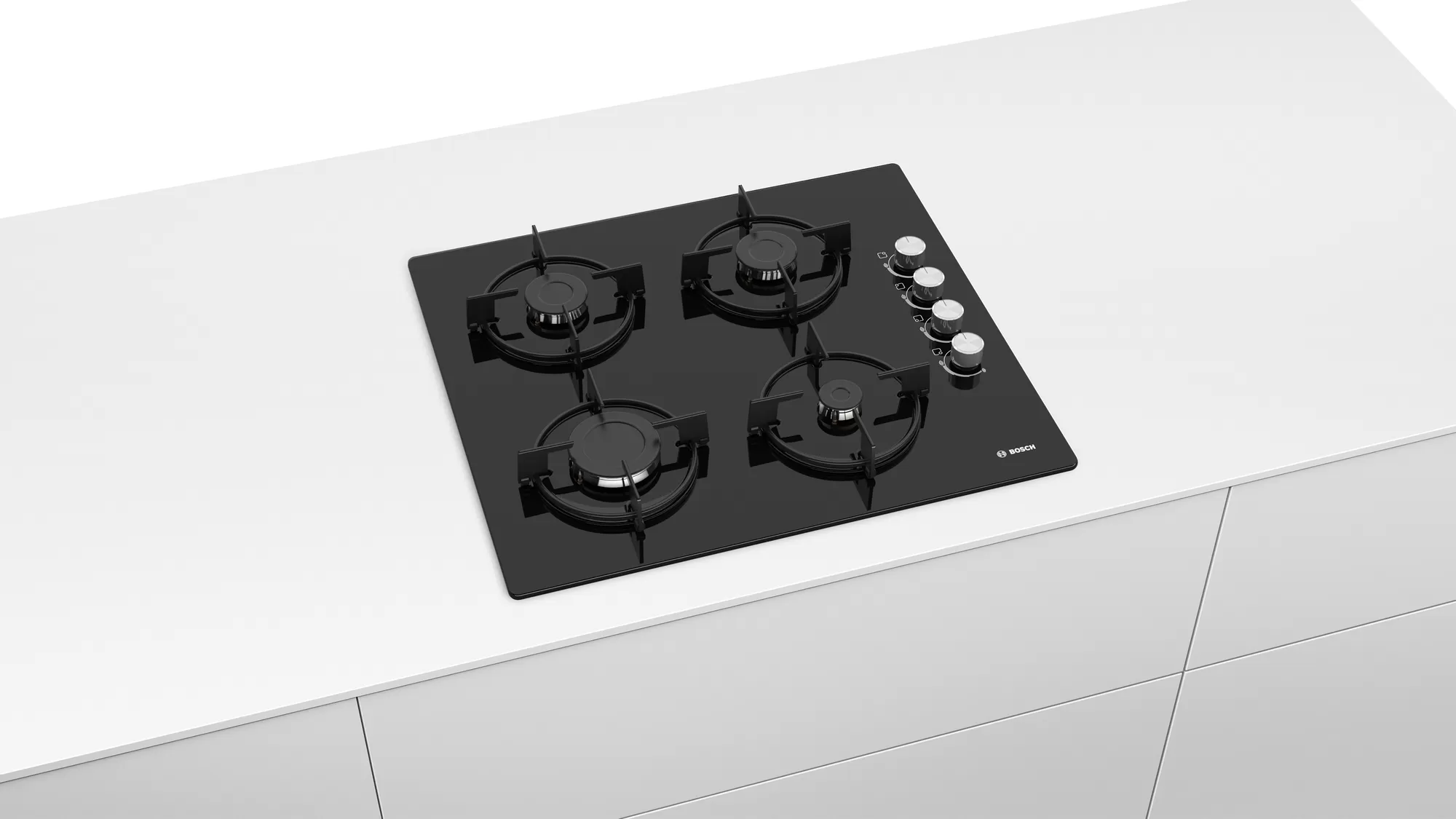 Bosch POP6C6O10O Doğalgazlı Cam Ankastre Ocak