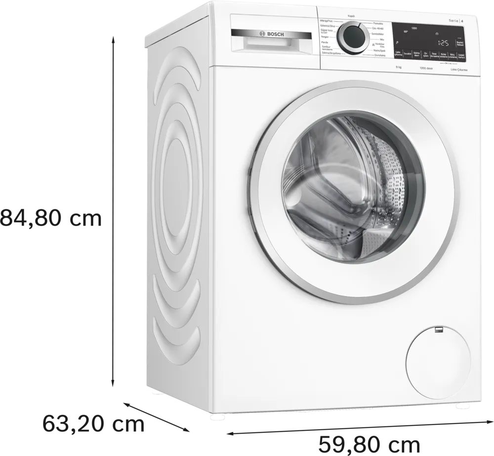 Bosch WGA242X3TR 9 kg 1200 Devir Çamaşır Makinesi